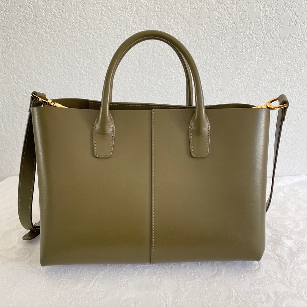 Mansur Gavriel Olive Green Tote Bag